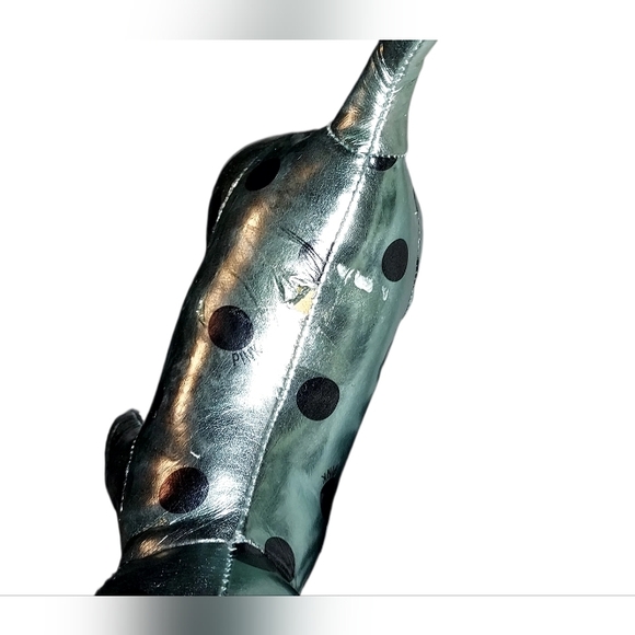 Victorias Secret Pink Teal Black Polka Dot Dog - Picture 2 of 5